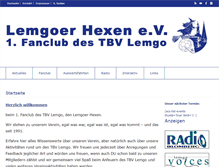 Tablet Screenshot of lemgoerhexen.de